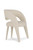 21st Century Modern Laurence Chair with Armrests Fabric Handcrafted Greenapple