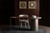 21st Century Modern Laurence Chair with Armrests Fabric Handcrafted Greenapple