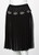 Prada Sheer Black Silk Lip Grommet Skirt Museum Book Piece Rare, 2000