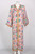 Vintage Colorful Silk and Metallic Caftan