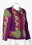 Gianni Versace Couture Purple Green Print Jacket, 1990s