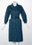 Yves Saint Laurent French Blue Belted Cotton Trench Coat YSL, 1970s
