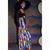 Chanel Lace and Striped Camellia Empire Dress S/S 1988