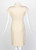 Fendi Ivory Sculpted Wool Short Sleeve Dress, 2008