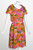 Christian Dior Demi-Couture Colorful Chevron Tailored Belted Dress, 1950s