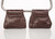 Prada Brown Alligator Embossed Silver Hoop Bag, 2000