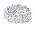 18 Karat White Gold 2.46 Carat Diamond Full-Band Engagement Ring