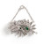 Emerald Diamond White Gold Clasp