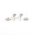 Ear Studs Earrings Diamond White Gold