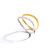 Pair of Bracelets Diamond white and yellow Gold