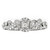 Vintage 18.10cts Diamond Platinum Floral Swirl Bracelet
