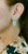 1960s Bow Diamond Platinum Earrings