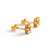 Ear Studs Earrings Diamond Yellow Gold
