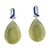 Art Deco Style 14 Kt Gold Diamonds Enamel Natural Lemon Quartz Drop Earrings