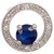 Sapphire Diamond Pendant