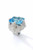 35.67 Carat Aquamarine and Diamond Ring
