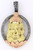Stambolian Silver Gold Ganesh Pendant Necklace