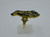 Rare Japan Shakudo Ring Woman Musician 14 Karat Gold Antique Victorian, 1870