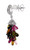 18 Karat Tourmaline and Diamond Cocktail Earring