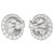 1940S Art Deco Diamond and Platinum Ear Clips Earrings