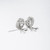 1940S Art Deco Diamond and Platinum Ear Clips Earrings