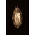 Antique Georgian Mourning Sepia Miniature Brooch Pendant