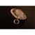 Antique Georgian Mourning Sepia Miniature Brooch Pendant