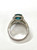 6.07 Carat Blue Zircon Diamond Cocktail Ring