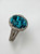 6.07 Carat Blue Zircon Diamond Cocktail Ring