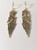 Chandelier 14 Karat Gold and Silver Earrings with Diamonds