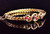 Victorian 15 Karat Yellow Gold Ruby and Diamond Bangle, Trefoil