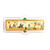Rock Cristal Cabochon Emerald Painting Brooch