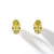 Diamond on Yellow Gold 18 Karat Ear Clips