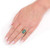 Edwardian 15ct Yellow Gold Chrysoprase Carved Cameo Ring, Circa 1904