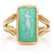 Edwardian 15ct Yellow Gold Chrysoprase Carved Cameo Ring, Circa 1904