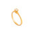 Solitaire Diamond Yellow Gold Ring