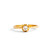 Solitaire Diamond Yellow Gold Ring