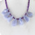 Amethyst Chalcedony Handmade Sterling Silver Tribal Warrior Bold Choker Necklace