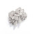 Retro Double Clip Brooch Diamond Platinum