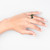 Zorab Creation, Journey Ring with Vivid Green Tourmaline and Diamond