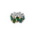 Zorab Creation, Journey Ring with Vivid Green Tourmaline and Diamond