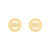 18 Karat White Gold Natural South Sea Pearl and Diamond Stud Earrings