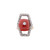 Art Deco 14k Two Tone Gold Antique Carnelian Cabochon and Diamond Statement Ring