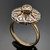 Vintage 14 Karat Yellow Gold Edwardian Diamond Ring