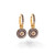 Contemporary Indian Diamond Silver Yellow Gold Earrings