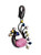 'Pavo Real' Dangling Pendant with Natural Fancy Color Diamond
