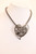 Yves Saint Laurent Rive Gauche Heart Pendant Necklace 1980s