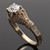 EGL USA Certified Vintage 14 Karat Yellow Gold Diamond 0.71 Carat Ring