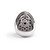 Black and White Diamond on Gold Ring