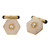 18 Karat Yellow Gold Diamond and Pearl Cufflinks